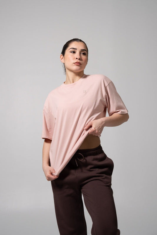 Essential Short Sleeve Tee - Strawberry Milk