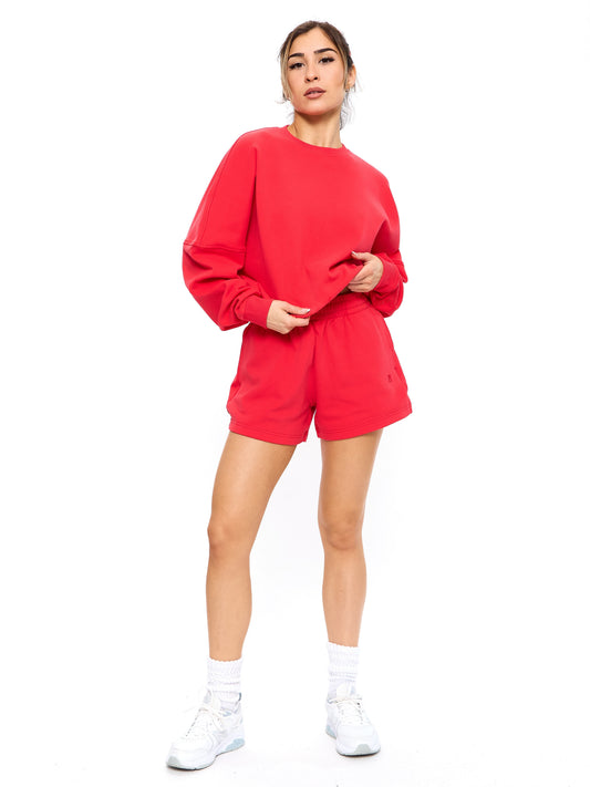 Story Cloud Short - Salsa Red