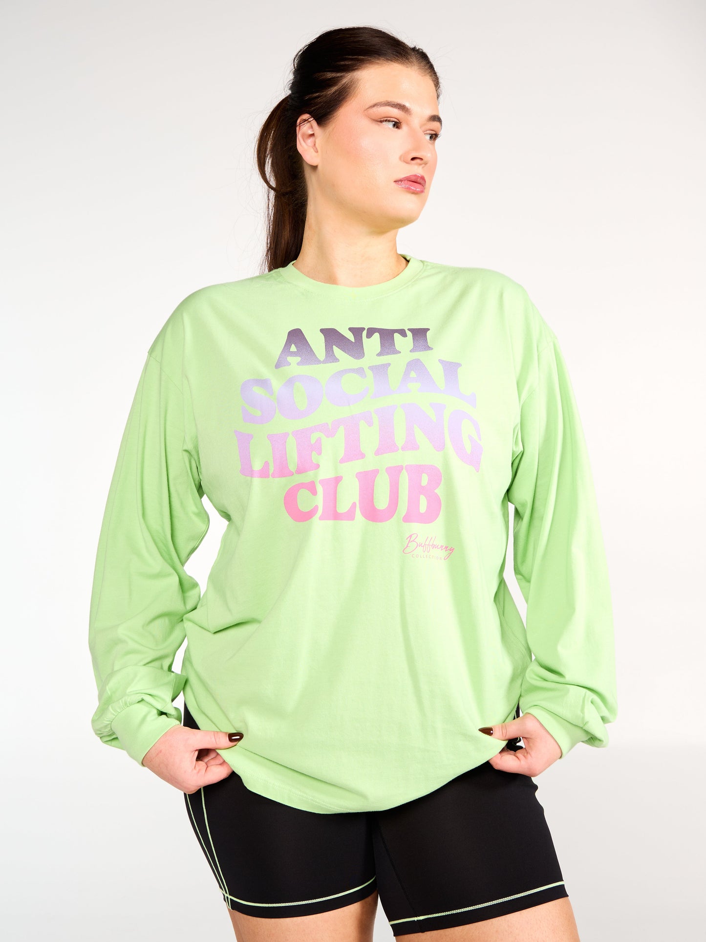 Social Long Sleeve Tee - Lima Bean
