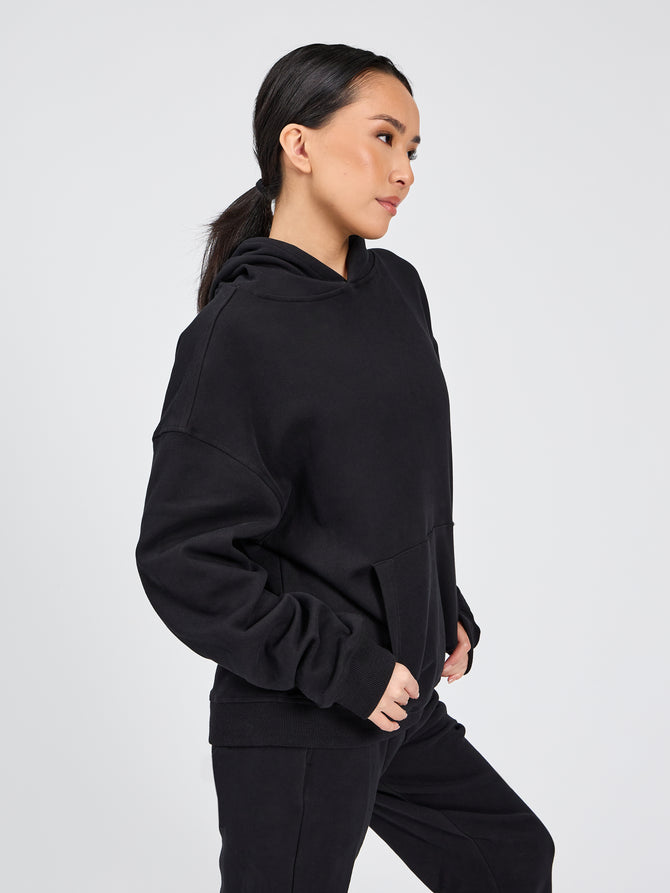 Boyfriend Cloud Hoodie - Onyx Black Image 5