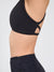 Girlfriend Reversible Sports Bra - Onyx Black and Black Mineral Wash Image 2