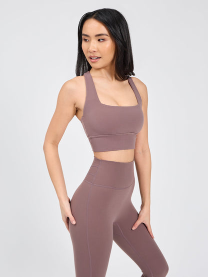 Revolution Sports Bra - Mocha Berry