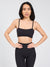 Ivy Wrap Sports Bra - Onyx Black Image 7