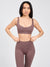 Dream Heathered Sports Bra - Mocha Berry Image 4