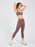 Dream Heathered Sports Bra - Mocha Berry Image 3