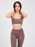 Ivy Wrap Sports Bra - Mocha Berry Image 5