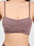 Ivy Wrap Sports Bra - Mocha Berry Image 3