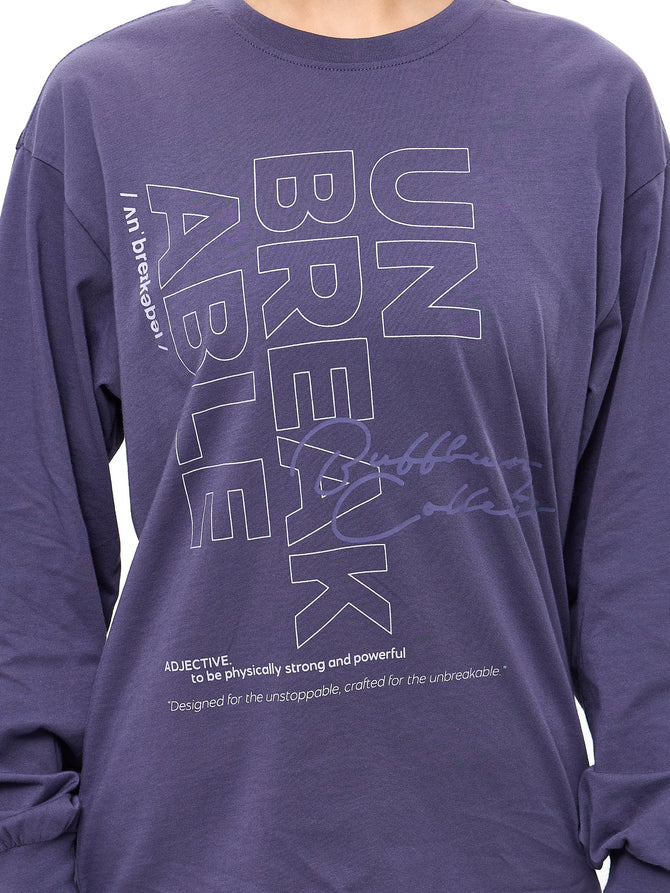 Definition Long Sleeve Tee - Shadow Berry Image 3