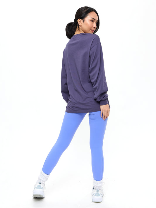 Definition Long Sleeve Tee - Shadow Berry