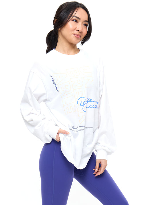 Definition Long Sleeve Tee - White