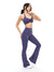 Poshknit Scrunch Halter Sports Bra - Shadow Berry Image 3