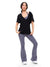 V Neck Pump Cover - Onyx Black Image 4