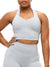 Twilight Dream Heather Sports Bra - Heather Grey Image 2