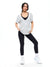 V Neck Pump Cover - Heather Grey Image 4