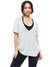 V Neck Pump Cover - Heather Grey Image 1