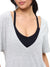 V Neck Pump Cover - Heather Grey Image 5