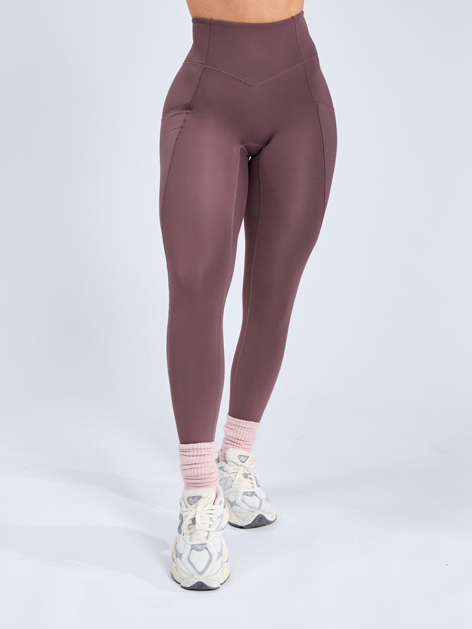 Colorado Pocket Legging - Mocha Berry Image 4