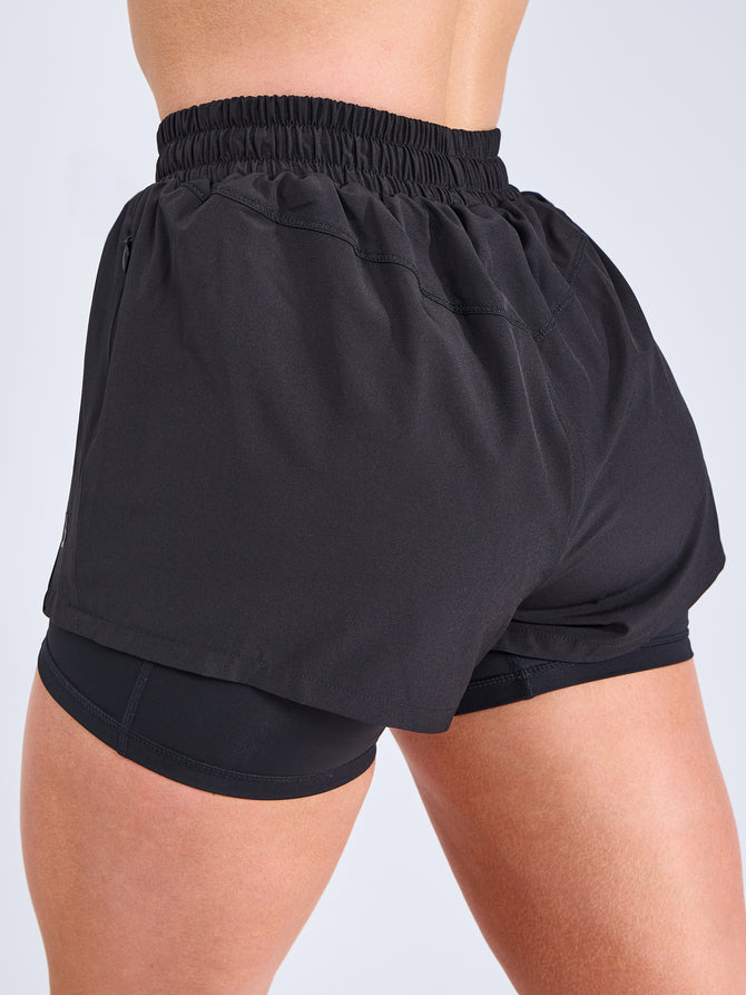 Hot Girl Run Short - Onyx Black Image 4