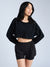 Cool Girl Crop - Onyx Black Image 0