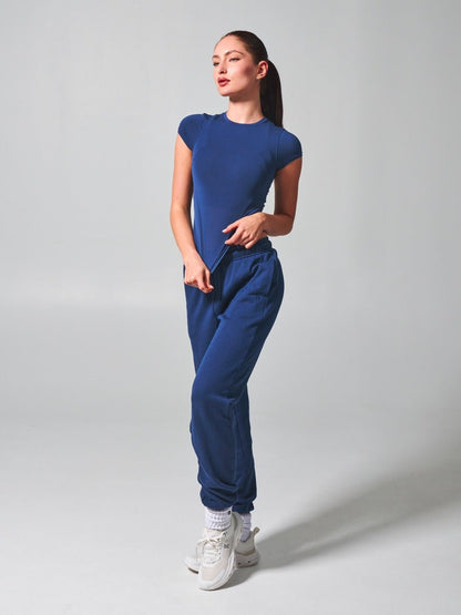 Halo Baby Tee - Baked Blue