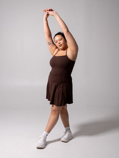 Bend and Snap Dress - Espresso