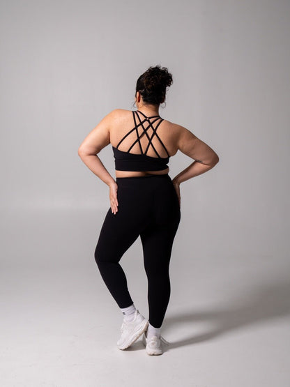 Revolution Sports Bra - Onyx Black