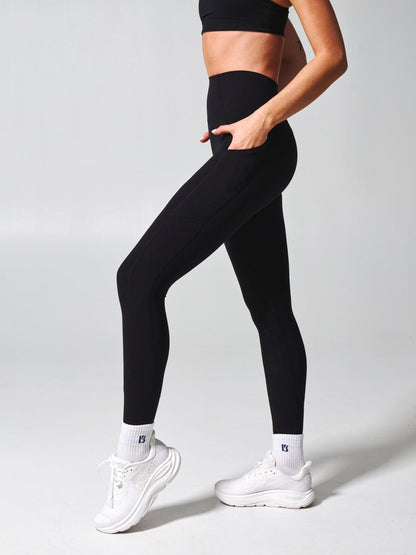 Contour Pocket Legging - Onyx Black