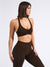 Halter Seamless Sports Bra - Cold Brew Image 1