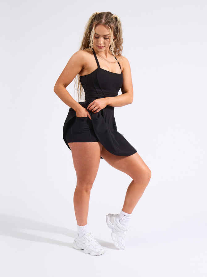 Bend and Snap Dress - Onyx Black Image 9