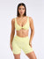 Twisted Sports Bra - Afterglow Yellow Image 0