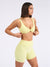 Twisted Sports Bra - Afterglow Yellow Image 1