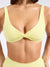 Twisted Sports Bra - Afterglow Yellow Image 3