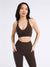 Candy Wrap Sports Bra - Cold Brew Image 3