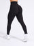 Candid Cross Waist Legging - Onyx Black Image 6