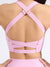 Candy Wrap Sports Bra - Lover Pink Image 1