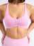 Halter Seamless Sports Bra - Lover Pink Image 4