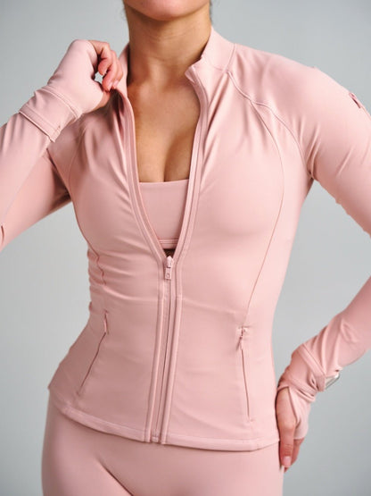Elysium Zip Jacket - Strawberry Milk