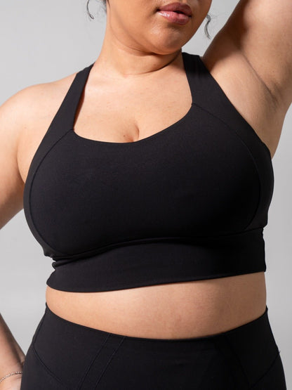 Nubre Twilight Sports Bra - Onyx Black