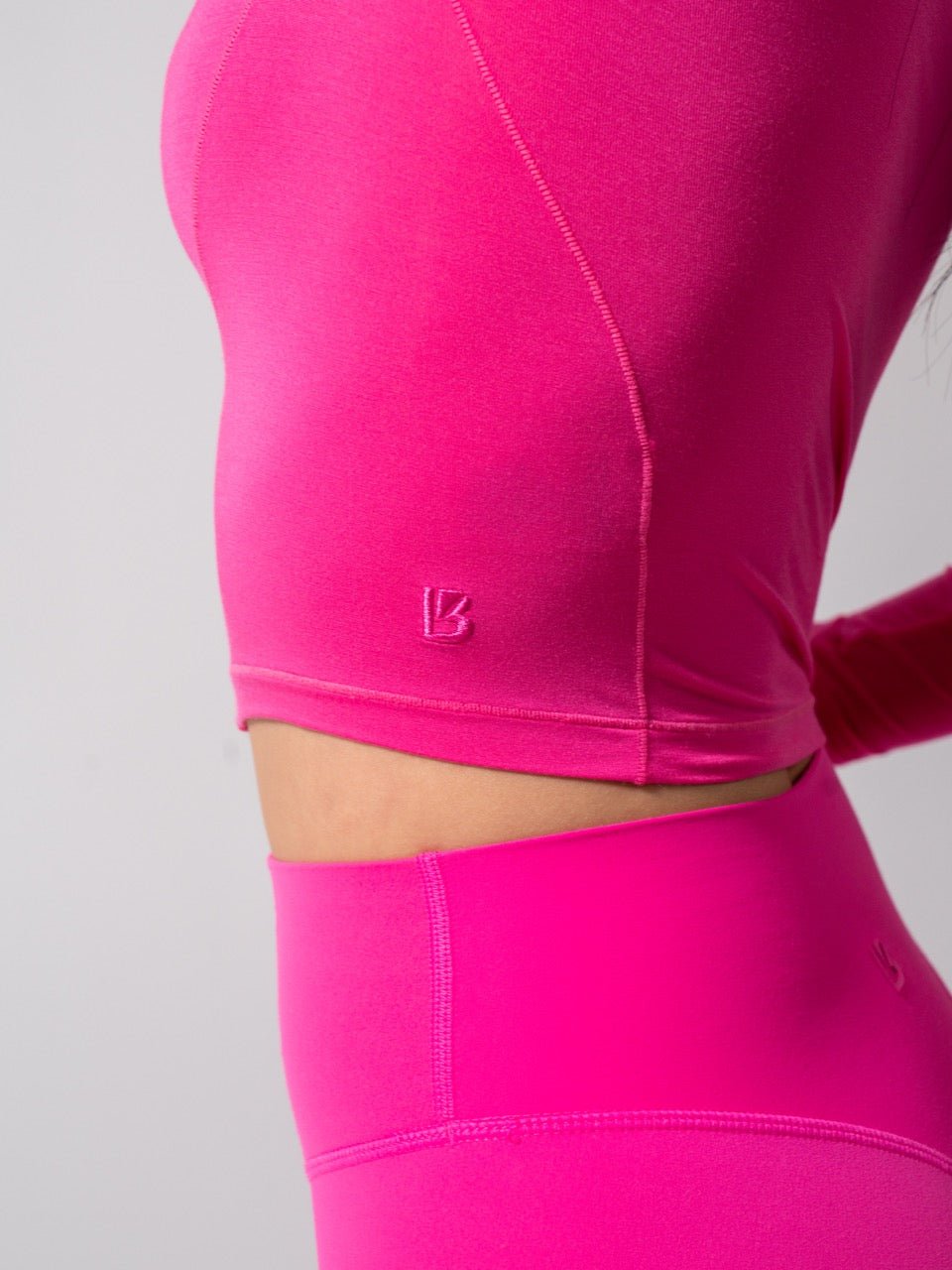 Halo Long Sleeve Baby Tee - Miami Vice