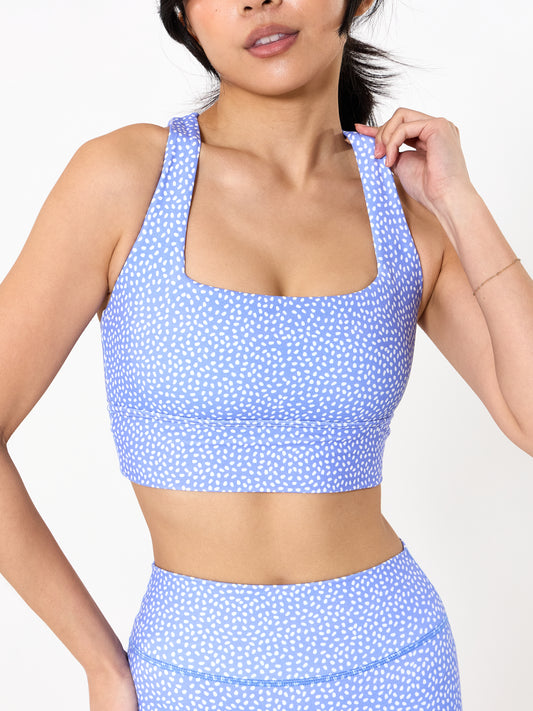 Revolution Sports Bra - Azul Bossy Print