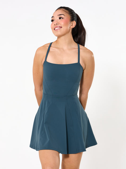 Bend and Snap Dress - Enchanted Teal