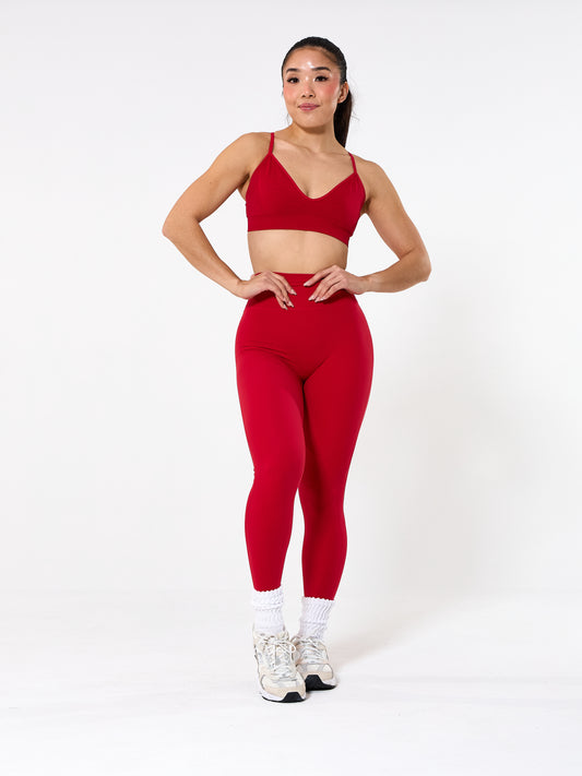 Legacy Legging - Lipstick Red