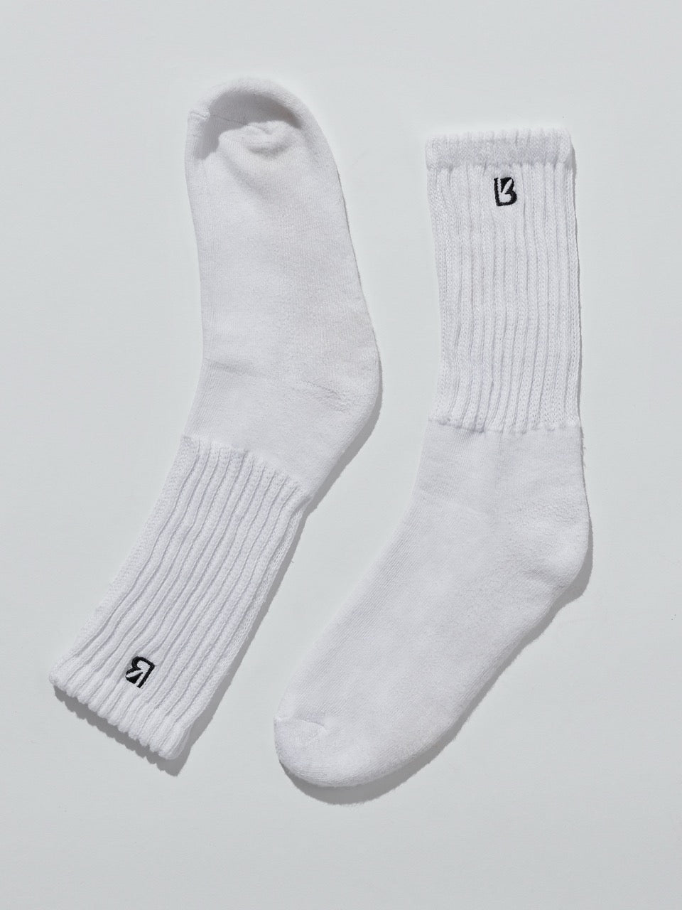 3 Pack Scrunch Socks - White