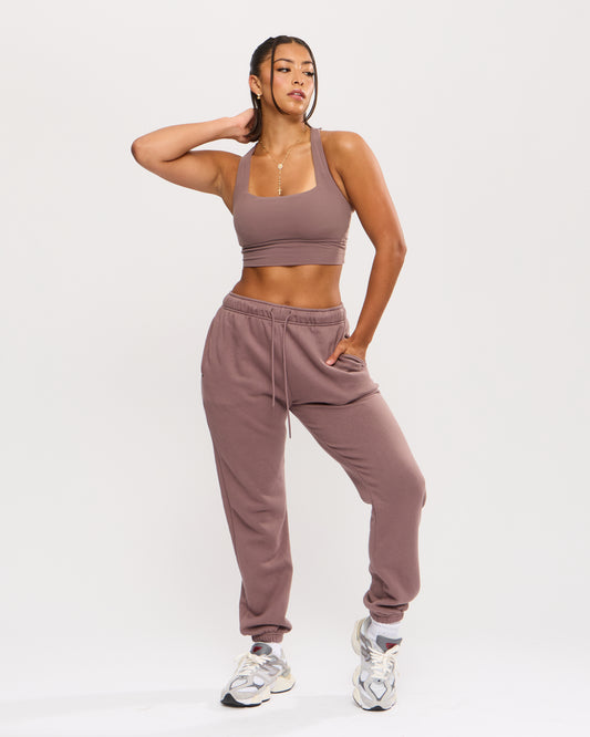 Threads Jogger Sweatpant - Mocha Berry