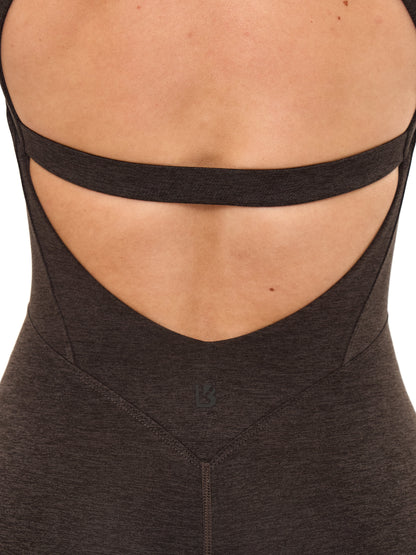 Dream Heathered Bodysuit - Cold Brew