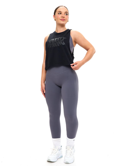 Pretty Crop Tank - Black