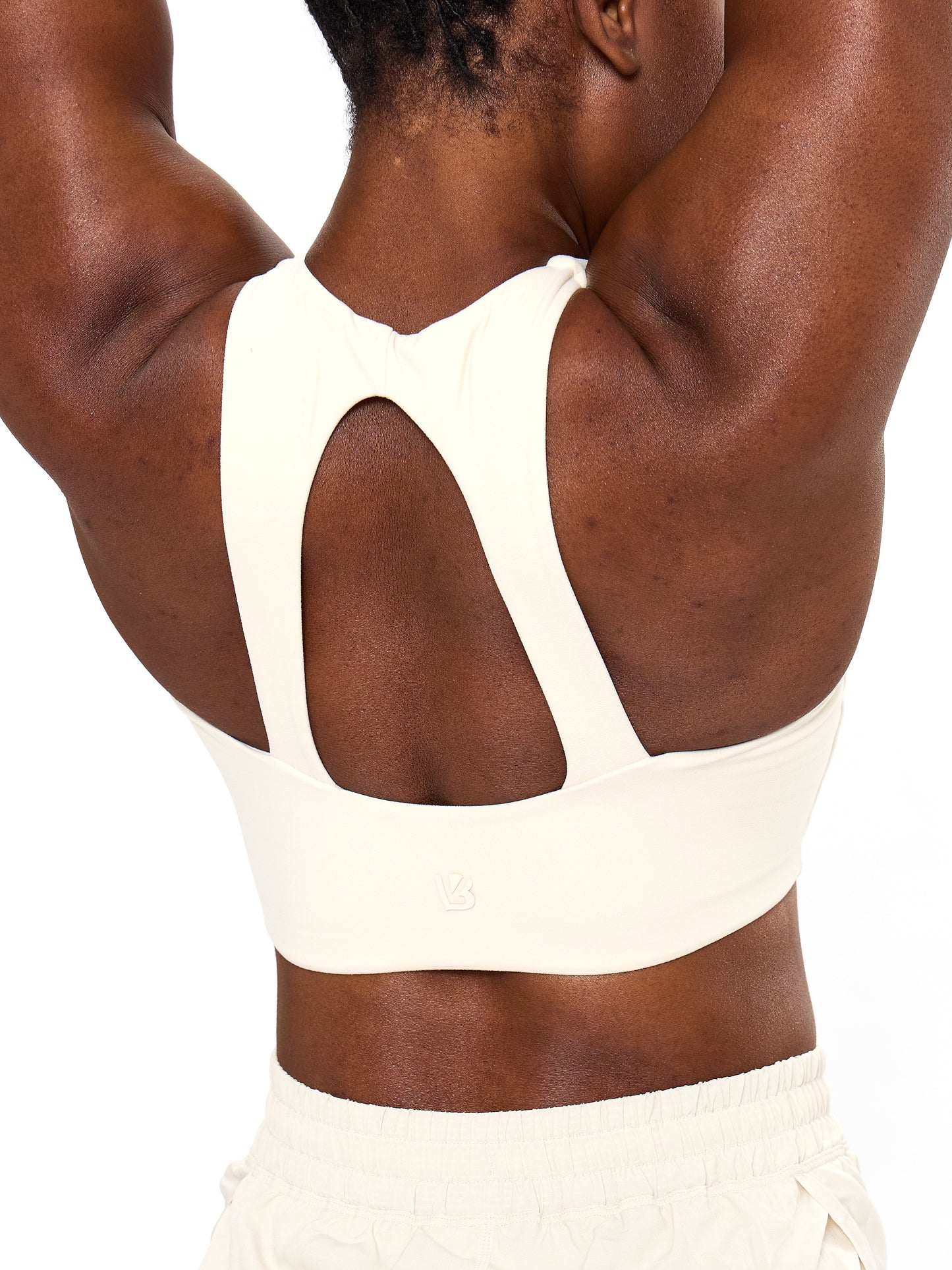 Nubre Notch Sports Bra - Oat Milk