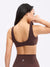 Twisted Sports Bra - Journey Dark Brown Image 4