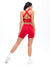 Candy Wrap Sports Bra - Lipstick Red Image 2