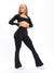 Long Sleeve Curve Crop - Onyx Black Image 3